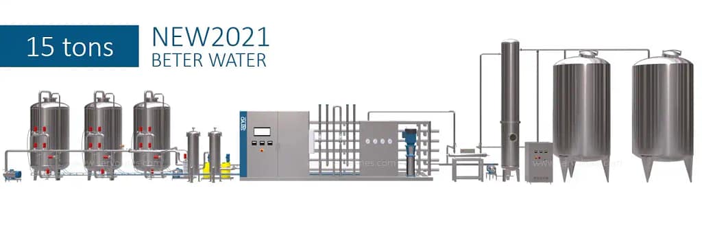 15T/H Reverse Osmosis Water Treatment System 15T/H Reverse Osmosis Water Treatment System