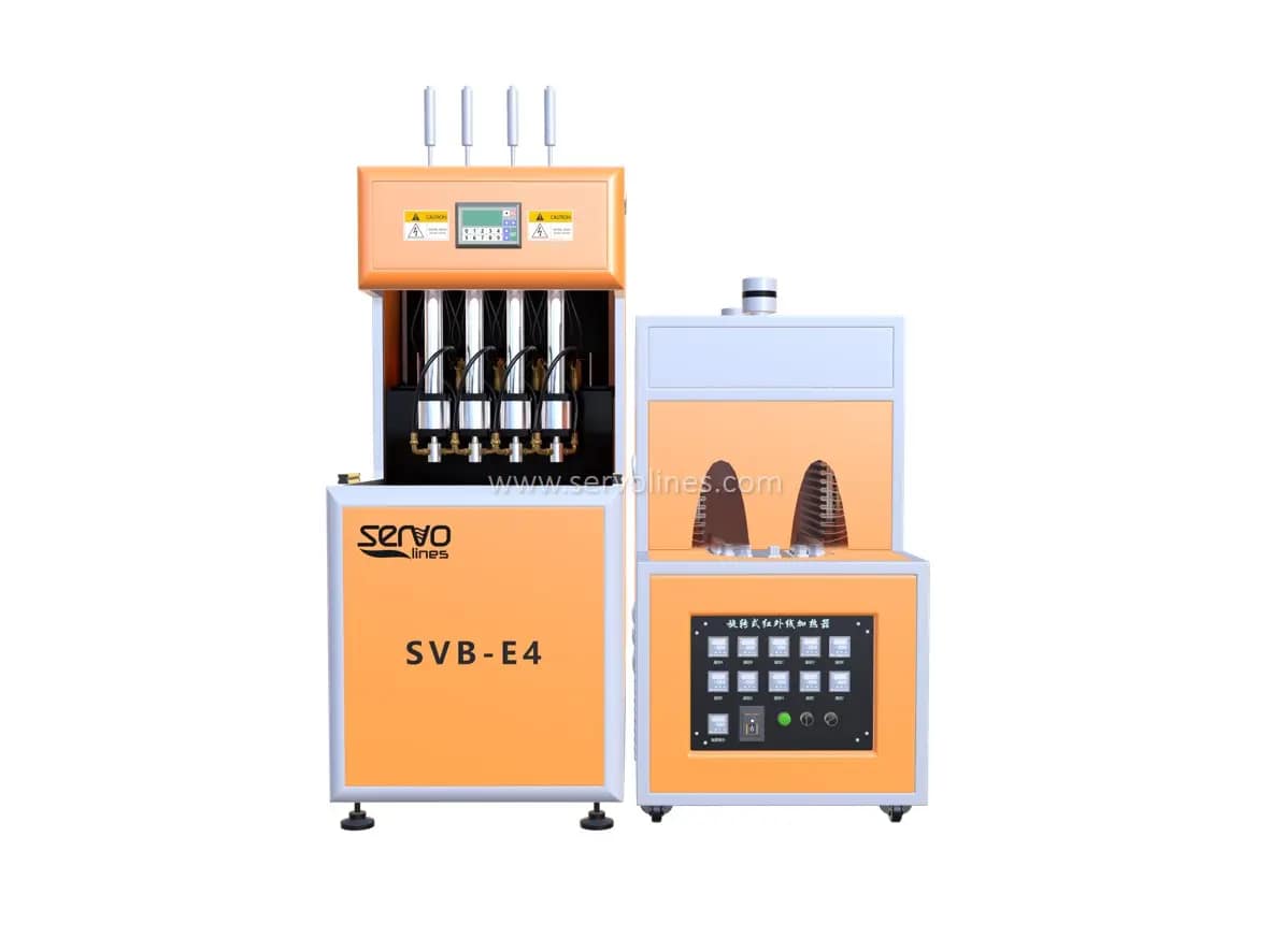 Semi-automatic four cavities PET Bottle blowing line SVB-S4 Semi-automatic four cavities PET Bottle blowing line SVB-S4 - Image 2