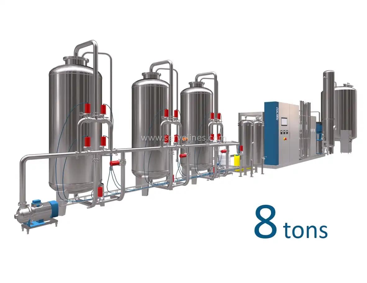 8T/H Reverse Osmosis Water Treatment System 8T/H Reverse Osmosis Water Treatment System