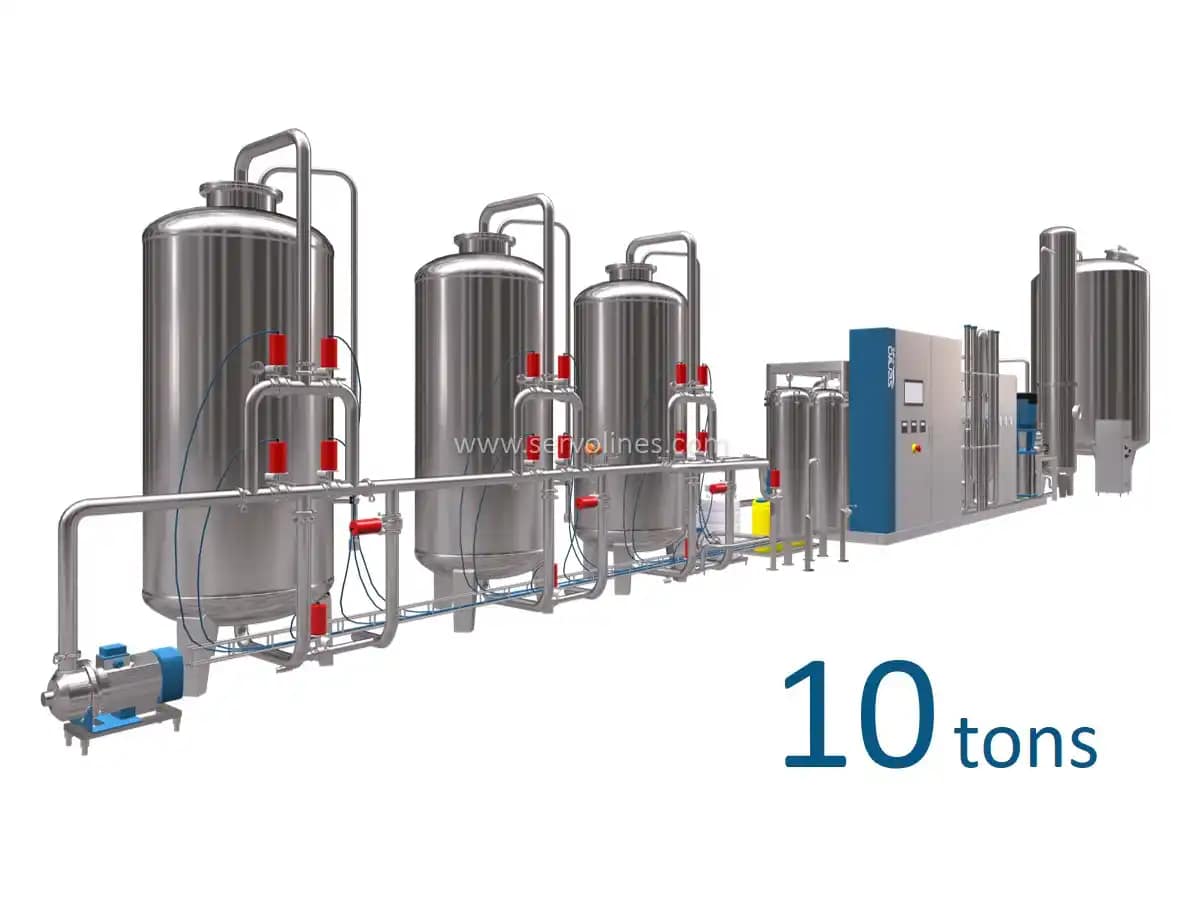 10T/H Reverse Osmosis Water Treatment System 10T/H Reverse Osmosis Water Treatment System