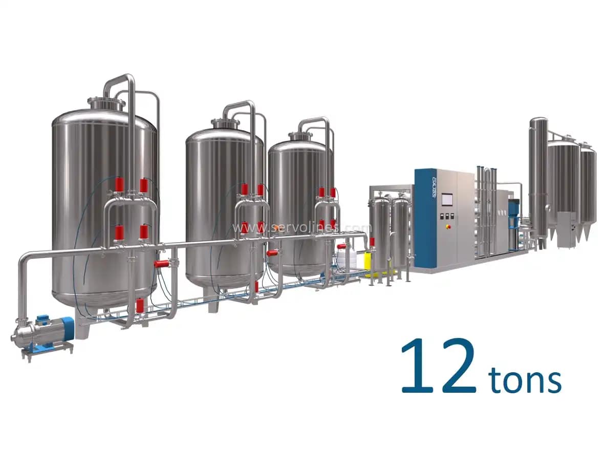 12T/H Reverse Osmosis Water Treatment System 12T/H Reverse Osmosis Water Treatment System