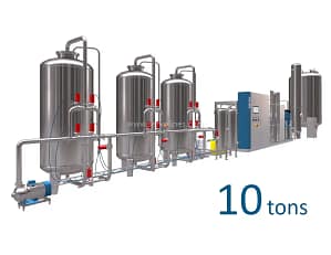10T/H Reverse Osmosis Water Treatment System
