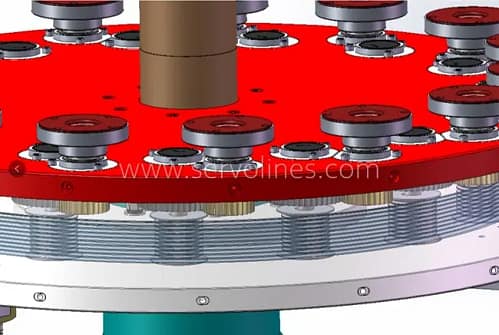 Automatic Rotary OPP Hot Glue Labeling Machine SVL-1508S-R Automatic Rotary OPP Hot Glue Labeling Machine SVL-1508S-R