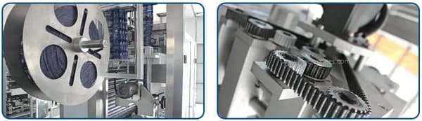 Automatic Double Heads Shrink Sleeve Labeling Machine SVL-250D Automatic Double Heads Shrink Sleeve Labeling Machine SVL-250D