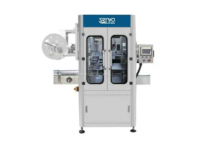 Automatic shrink sleeve labeling machine SVL-150 Automatic shrink sleeve labeling machine SVL-150