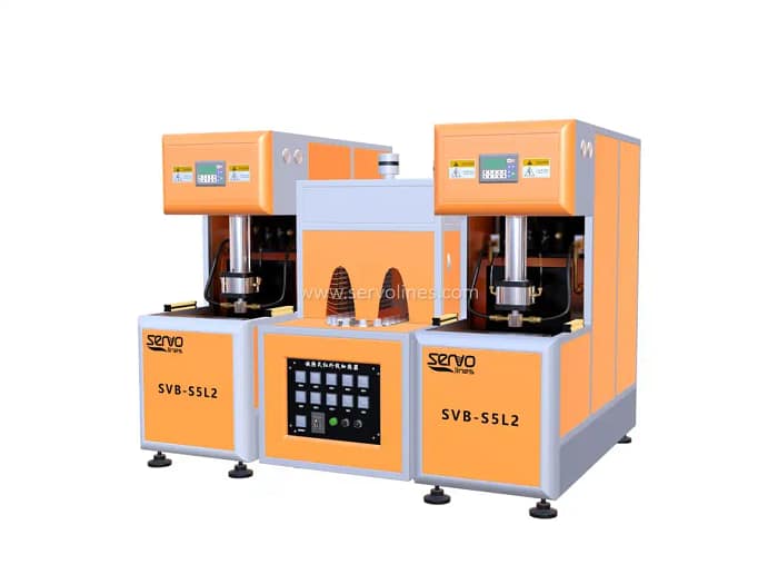 Semi-automatic 5L bottle blowing line SVB-S5L2 Semi-automatic 5L bottle blowing line SVB-S5L2