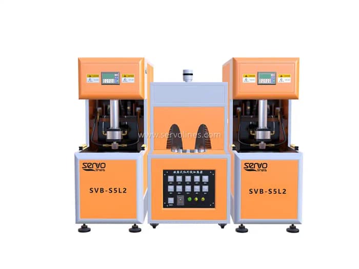 Semi-automatic 5L bottle blowing line SVB-S5L2 Semi-automatic 5L bottle blowing line SVB-S5L2