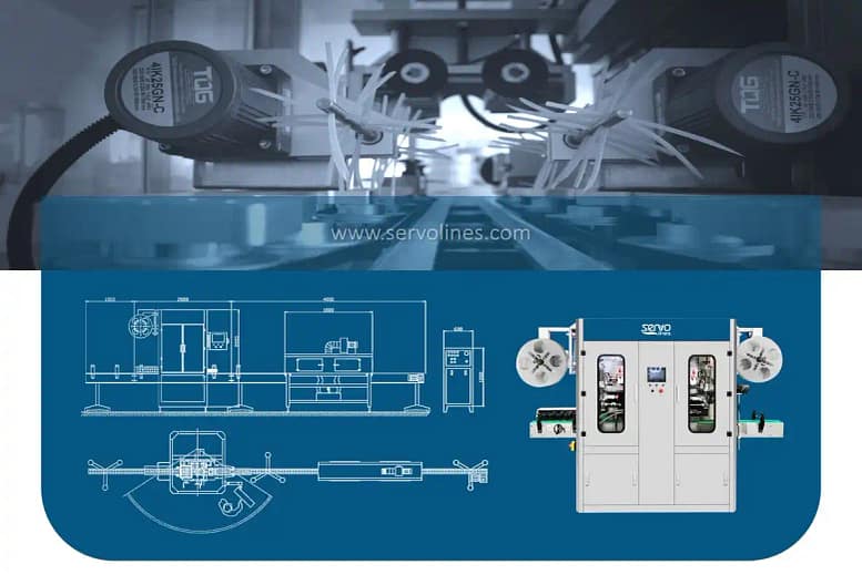 Automatic Double Heads Shrink Sleeve Labeling Machine SVL-250D Automatic Double Heads Shrink Sleeve Labeling Machine SVL-250D