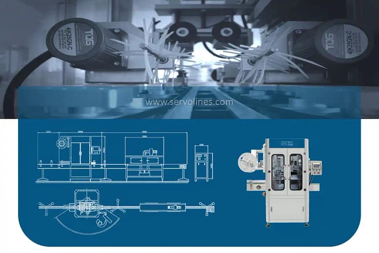 Automatic shrink sleeve labeling machine SVL-150 Automatic shrink sleeve labeling machine SVL-150