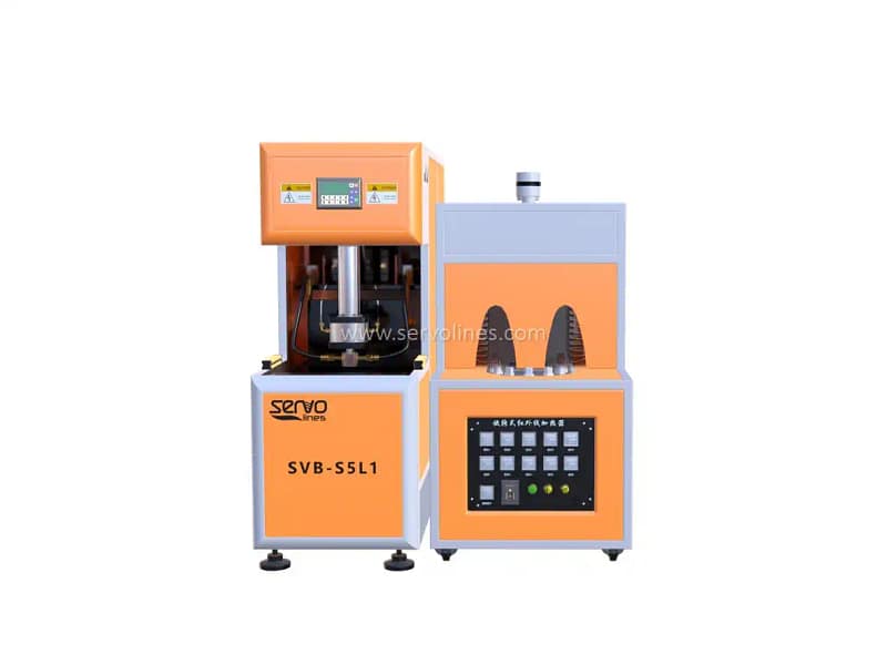 Semi-automatic 5L PET bottle blowing line SVB-S5L1 Semi-automatic 5L PET bottle blowing line SVB-S5L1